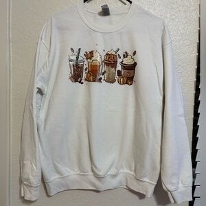 Gildan Heavy Blend Classic White Sweatshirt